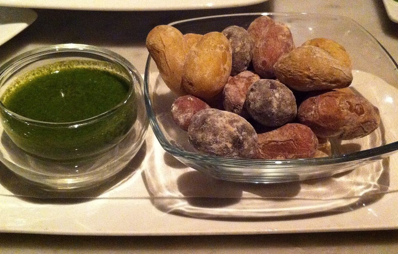 Fotografía de referencia: Mojo verde canario con cilantro