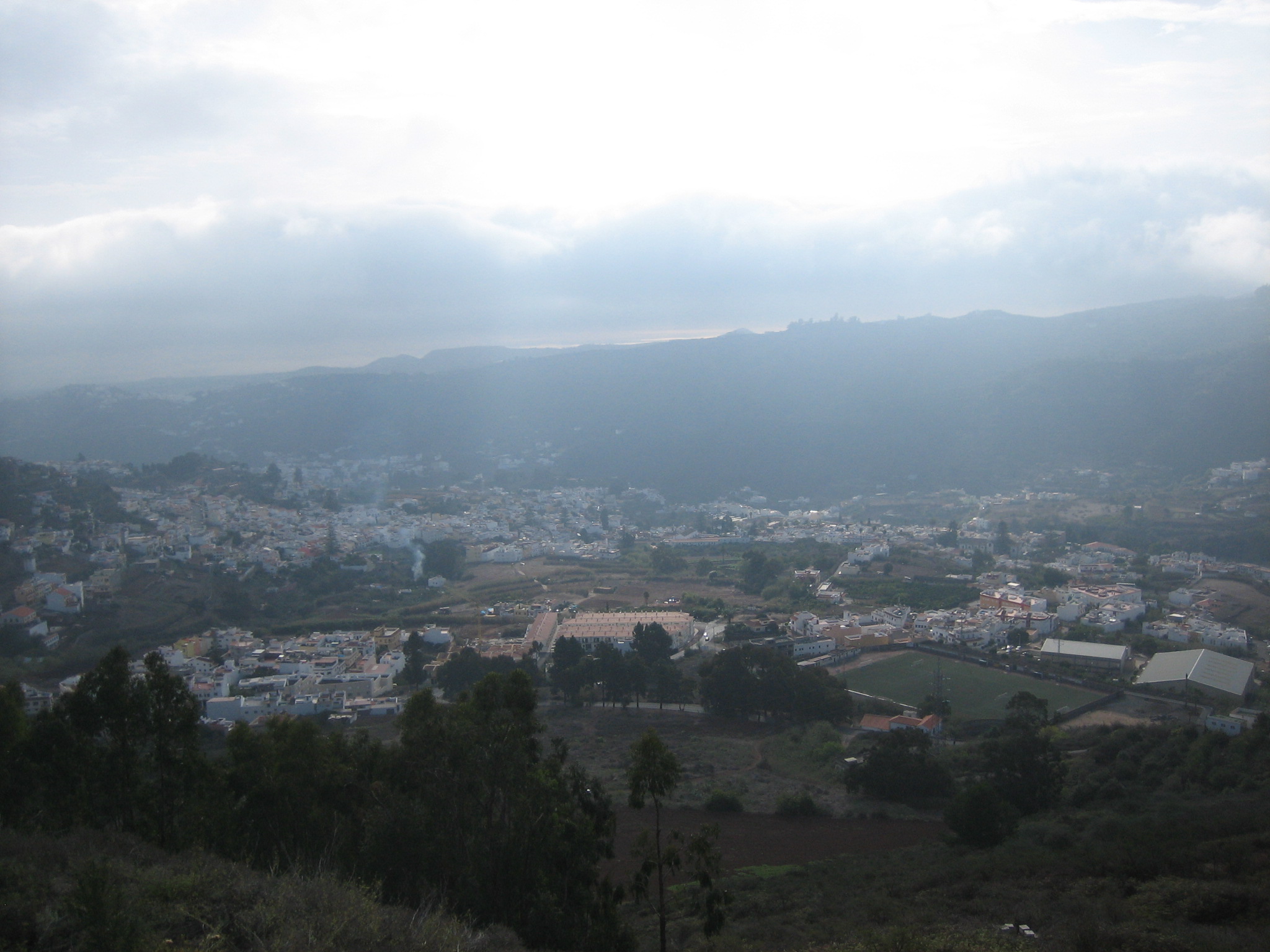 Vista panorámica de Teror, municipio de Gran Canaria conocido por su chorizo